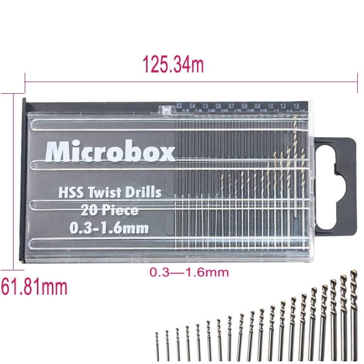 20Pcs Drill Bits For Precision - Electronics Repair Hobby reseña y precio
