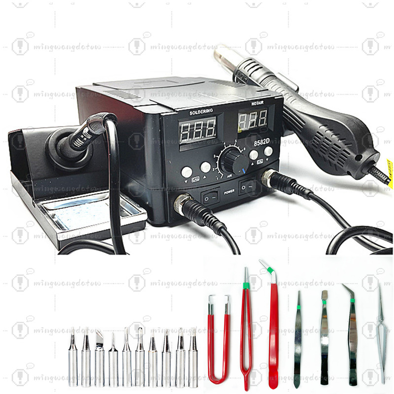 8582D Dual Display Rework Stat - Hot Air Station 858 reseña y precio