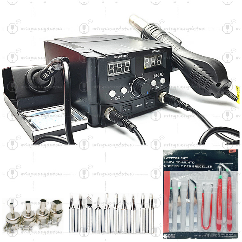 8582D Dual Display Rework Stat - Hot Air Station 858 reseña y precio