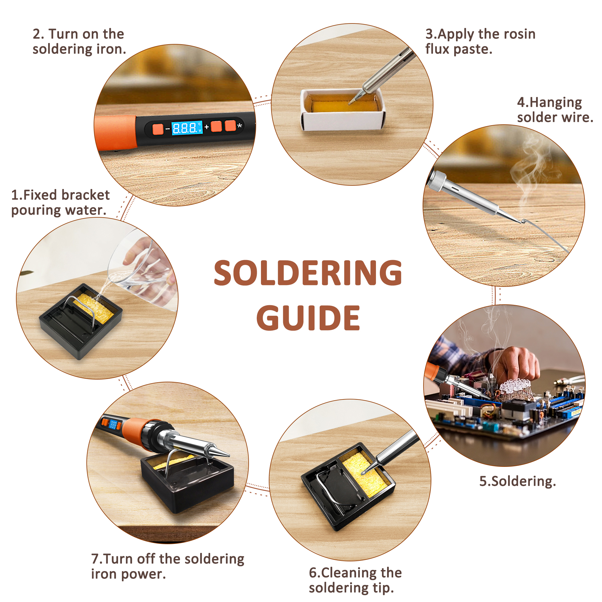 ILIBILIB Soldering Iron Kit, 9 - Electronics Repair Hobby reseña y precio