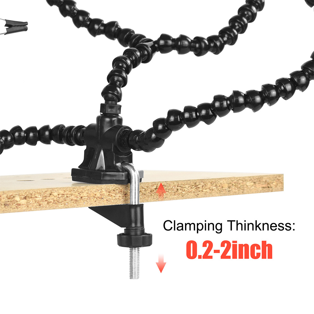 Desk Clamp Soldering Helping H - Electronics Repair Hobby reseña y precio