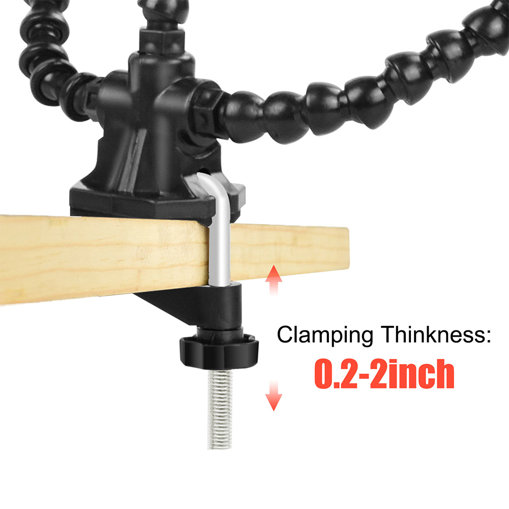 Desk Clamp Soldering Helping H - Electronics Repair Hobby reseña y precio