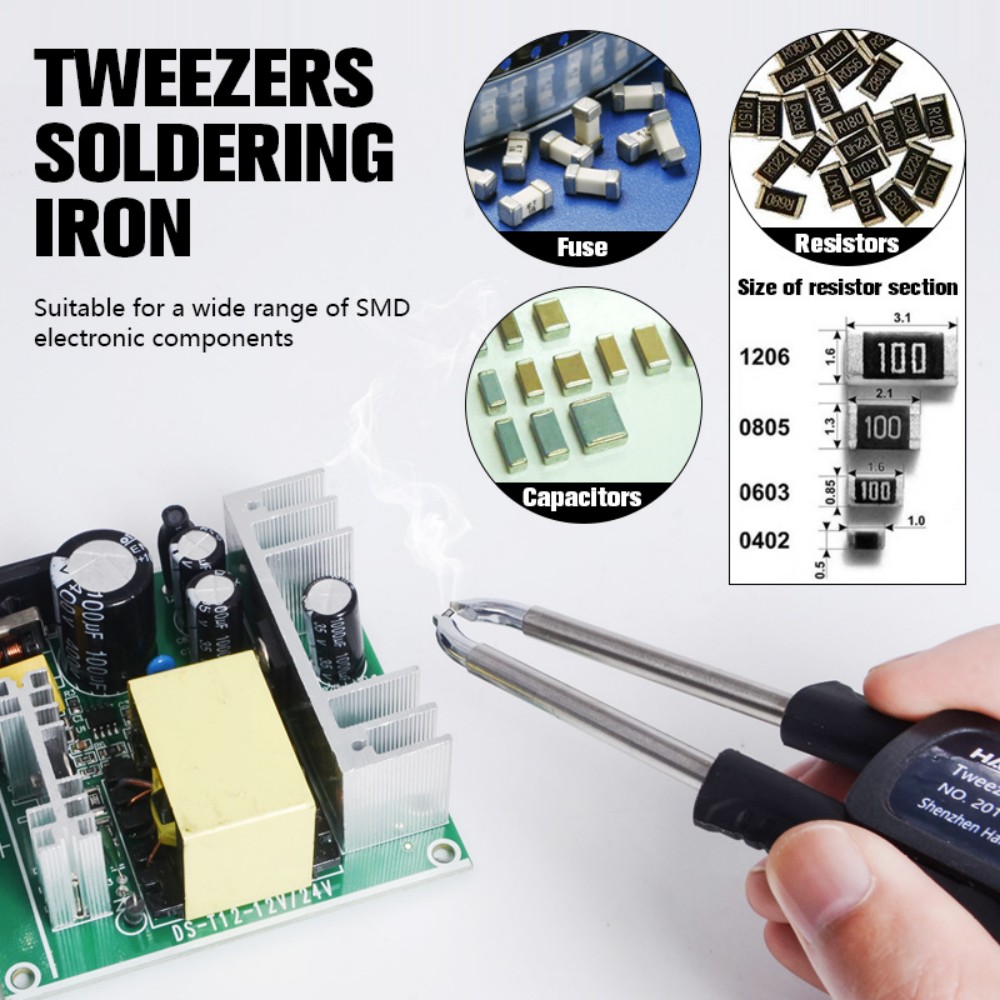 T12 Soldering Tweezer Handle – - Electronics Repair And Maintenance reseña y precio