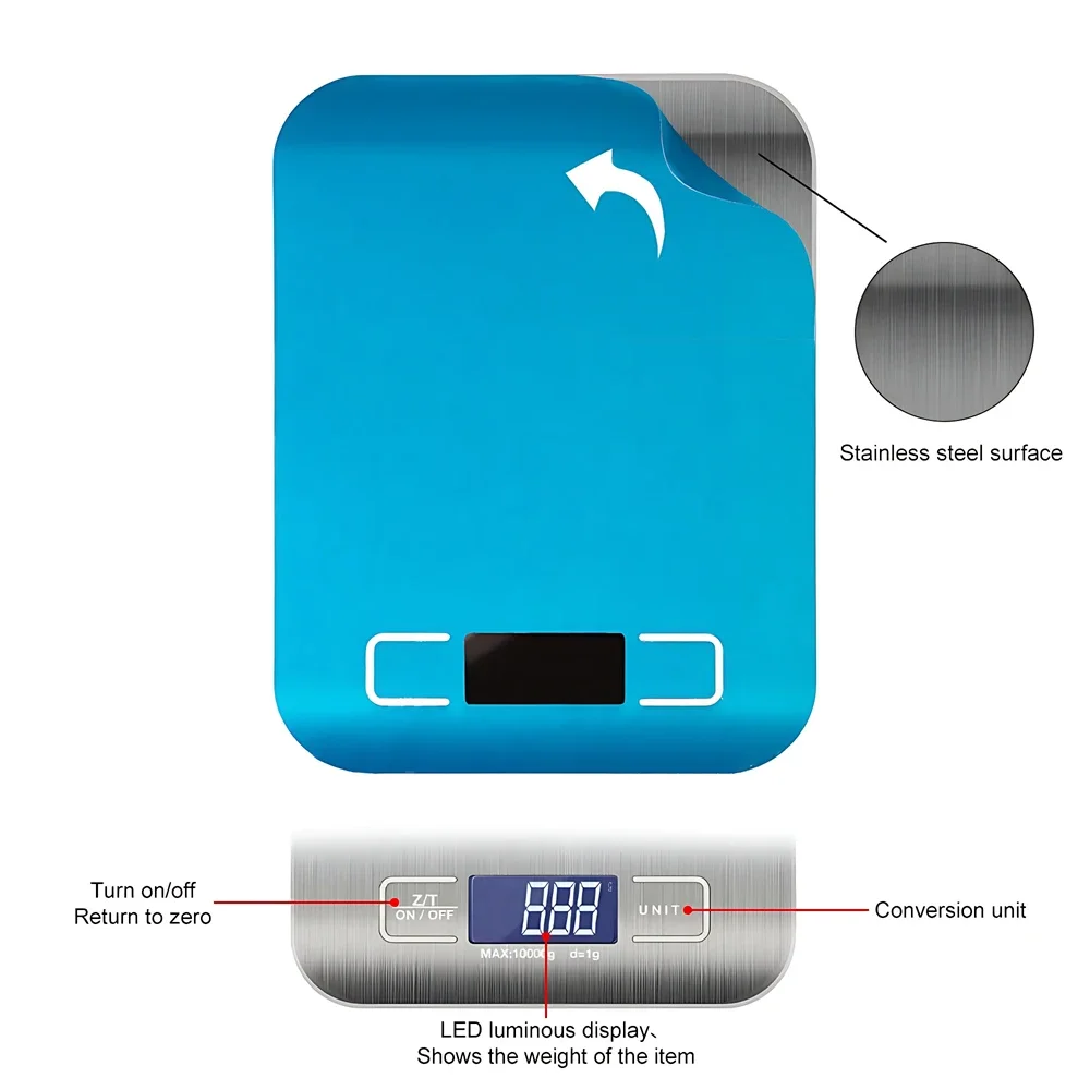 5kg/10kg 1g Portable Kitchen S - Electronics Repair And Maintenance reseña y precio