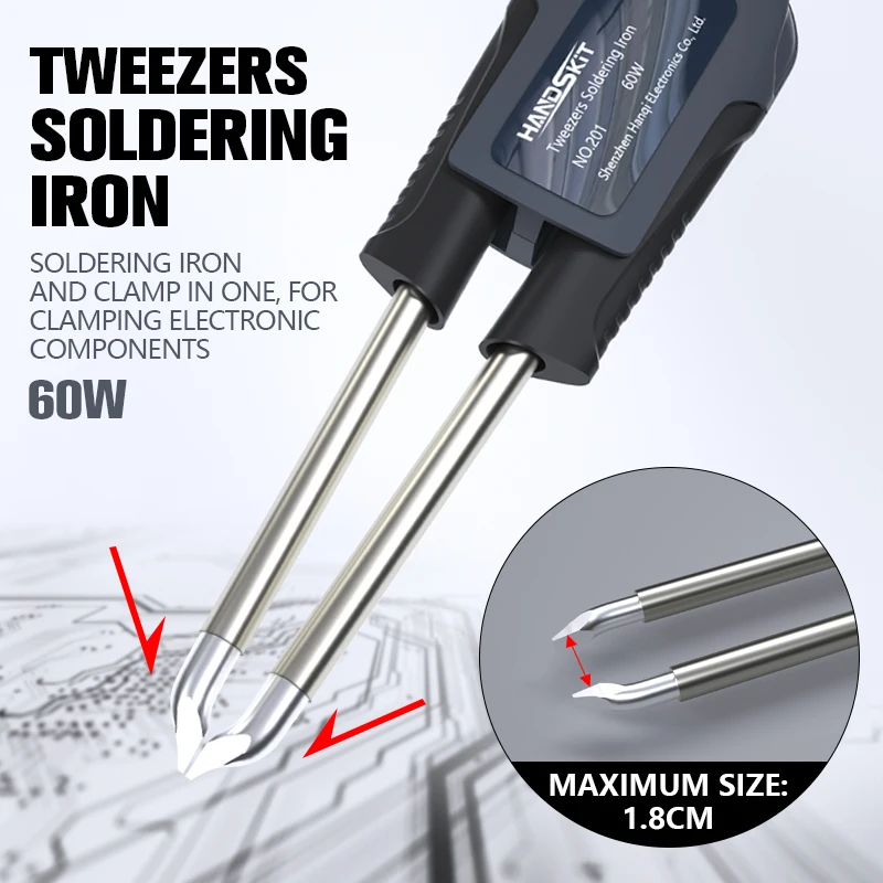 T12 Soldering Station Tweezers - Electronics Repair Tools reseña y precio