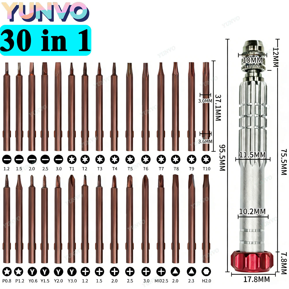 30 in 1 Magnetic Precision Scr - Electronics Repair Training reseña y precio