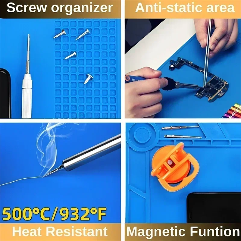 Magnetic Mat Silicone Repair M - Electronics Repair Training reseña y precio