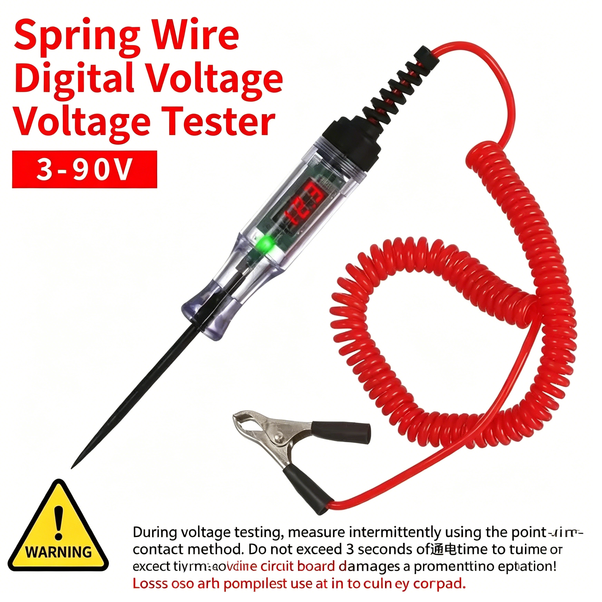 Car Voltage Tester LED Flashli - Repair Electronics reseña y precio
