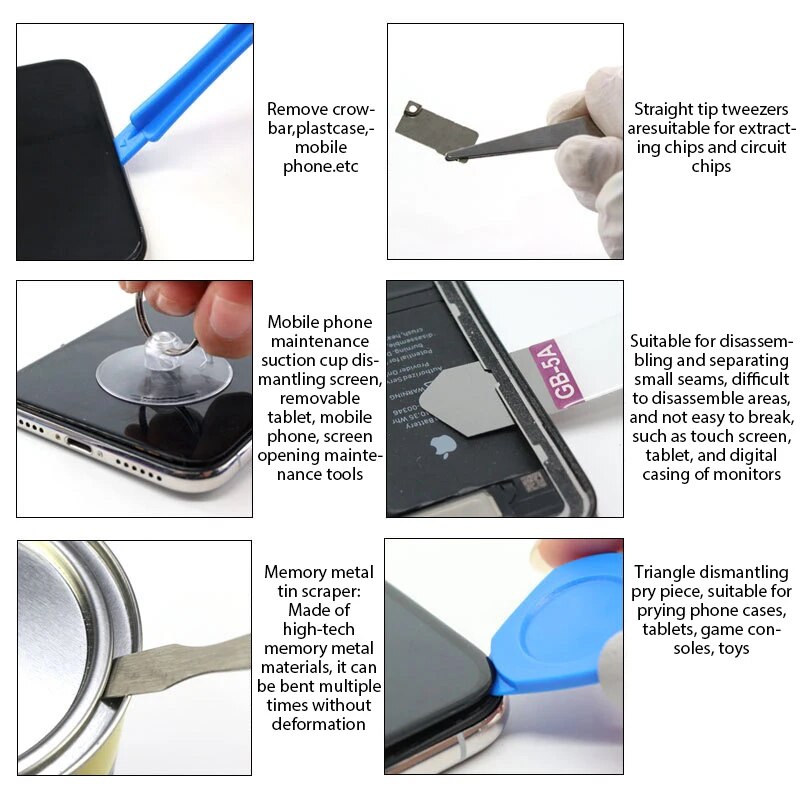 14/20/23 IN 1 Screen Opening M - Electronics Repair Training reseña y precio