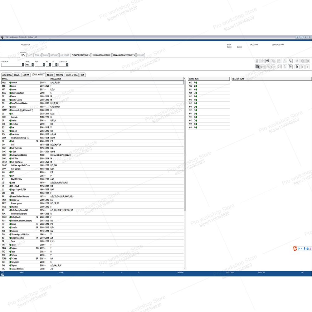 ETKA 8.3 Repair software Diagn - Electronics Repair Tools reseña y precio