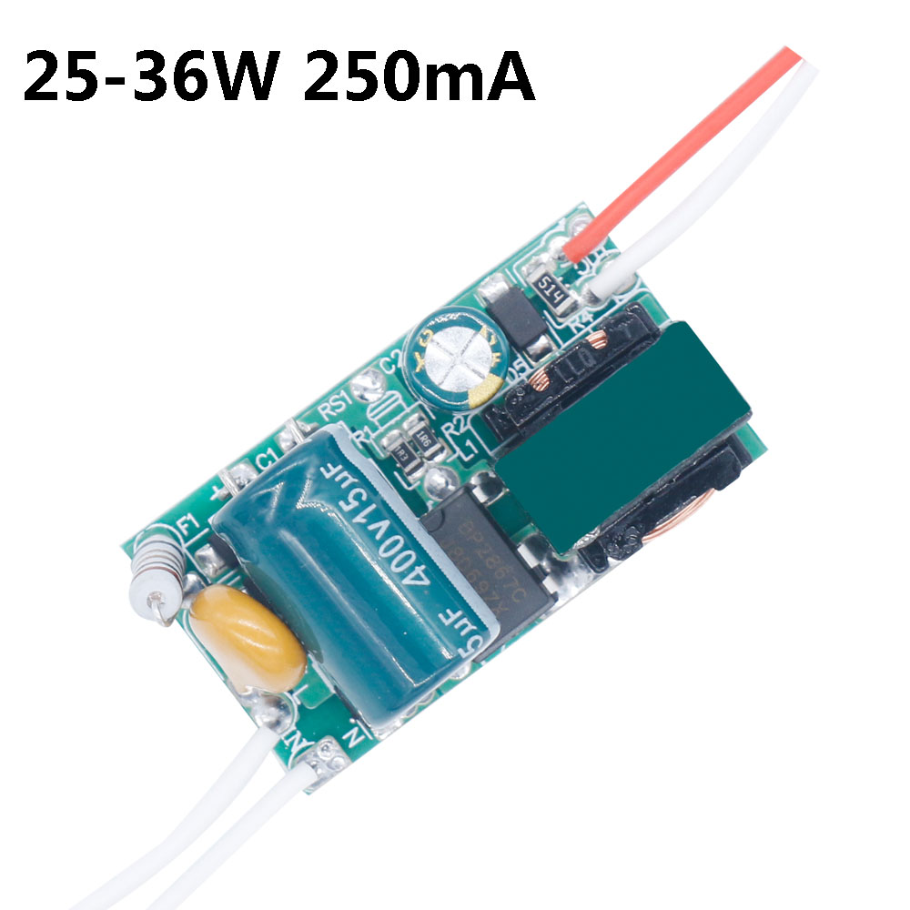 LED Driver 25-36W 36-50W 250MA - Electronics Repair Youtube reseña y precio
