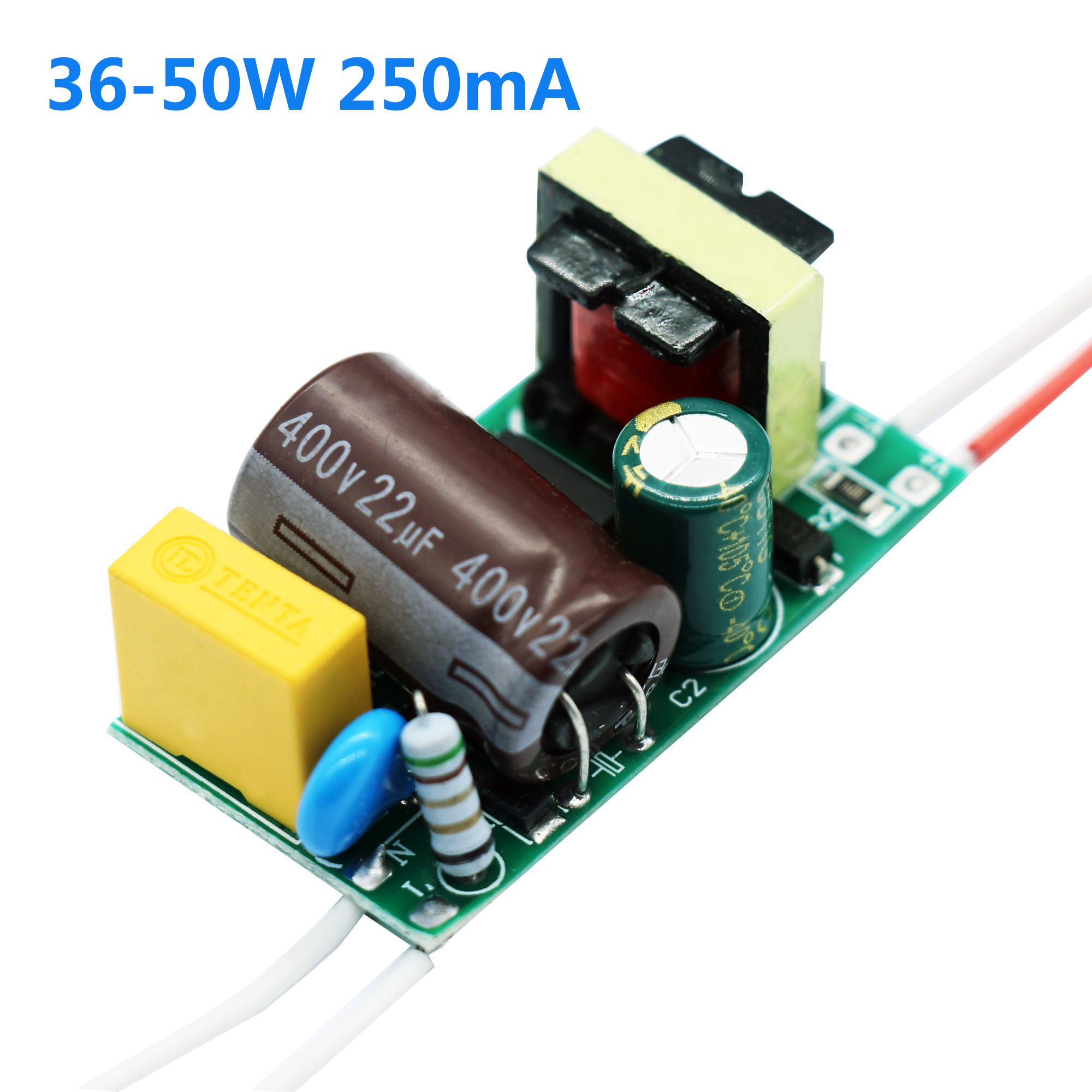 LED Driver 25-36W 36-50W 250MA - Electronics Repair Youtube reseña y precio