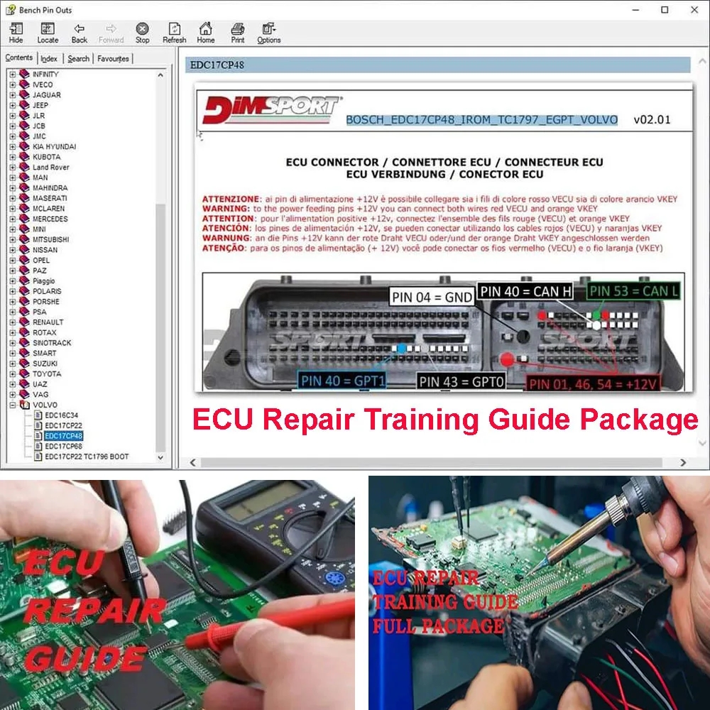 ECU Repair Training Guide Pack - Electronics Repair Training reseña y precio