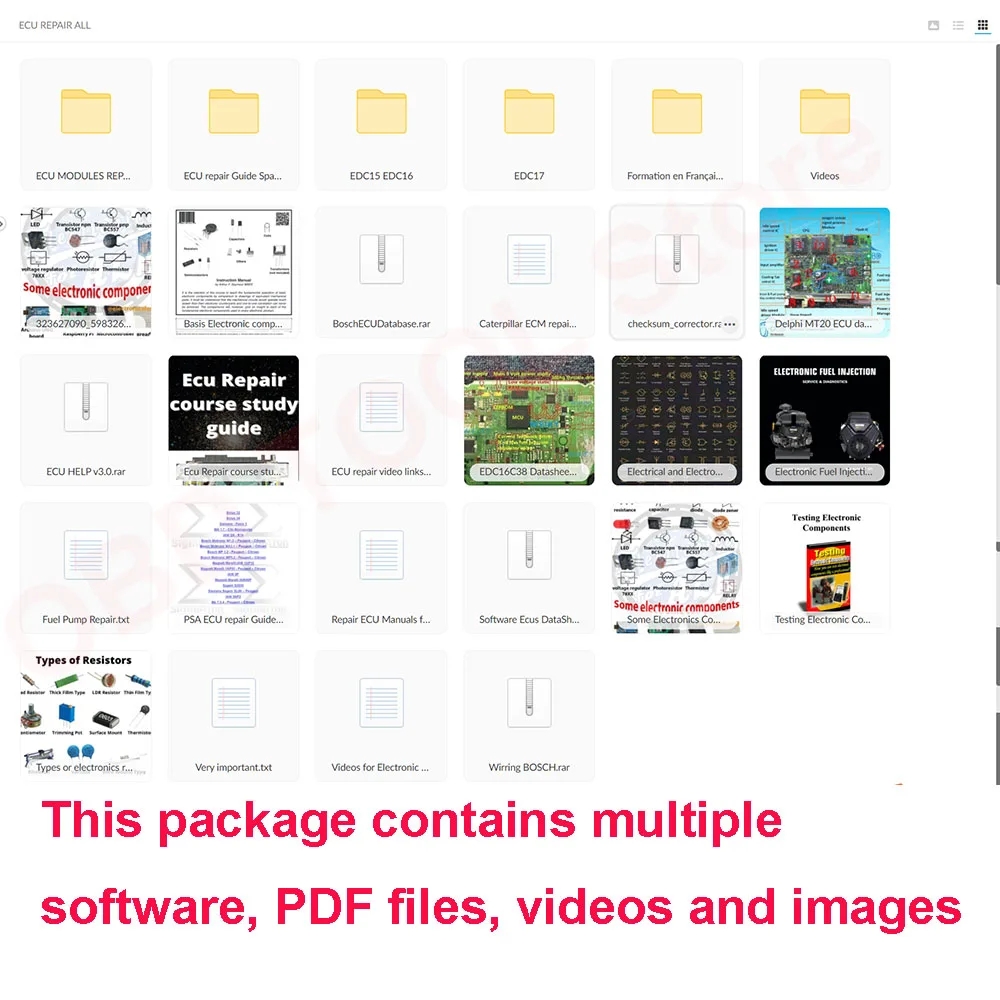 ECU Repair Training Guide Pack - Electronics Repair Training reseña y precio