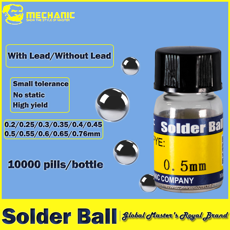 MECHANIC Leaded Solder Balls 0 - Electronics Repair Training reseña y precio