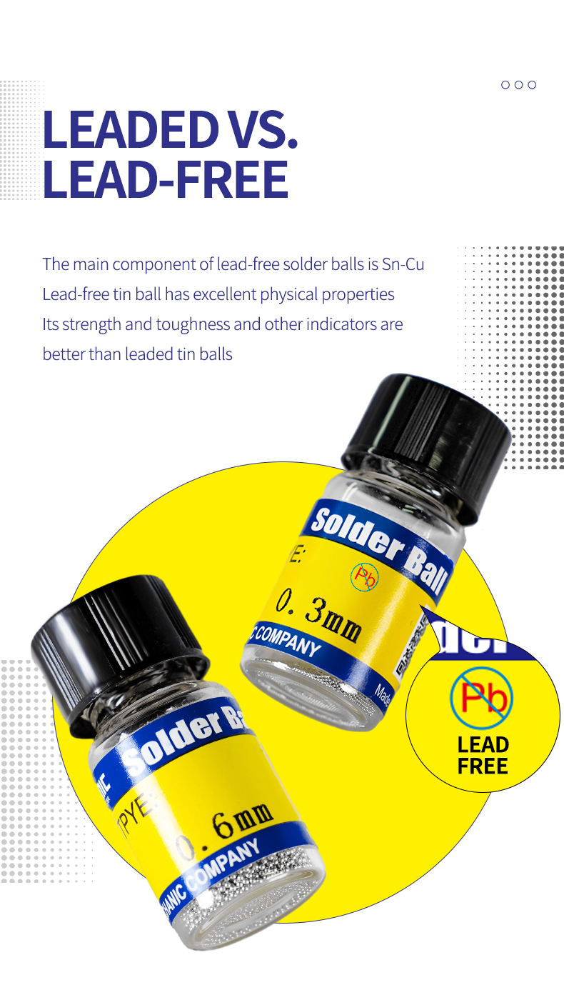 MECHANIC Leaded Solder Balls 0 - Electronics Repair Training reseña y precio