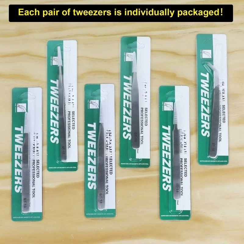 6pcs Precision Tweezers Set Up - Electronics Repair Hobby reseña y precio