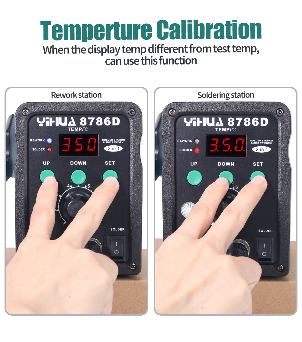 YIHUA 8786D Soldering Iron Hot - Hot Air Station 858 reseña y precio