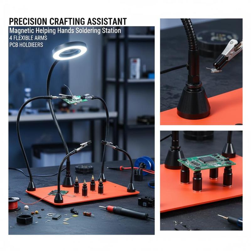 Magnetic Solder Assist Station - Electronics Repair Hobby reseña y precio