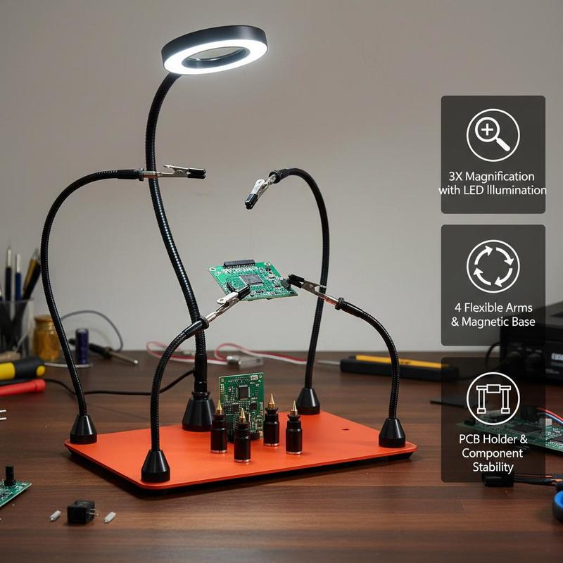 Magnetic Solder Assist Station - Electronics Repair Hobby reseña y precio
