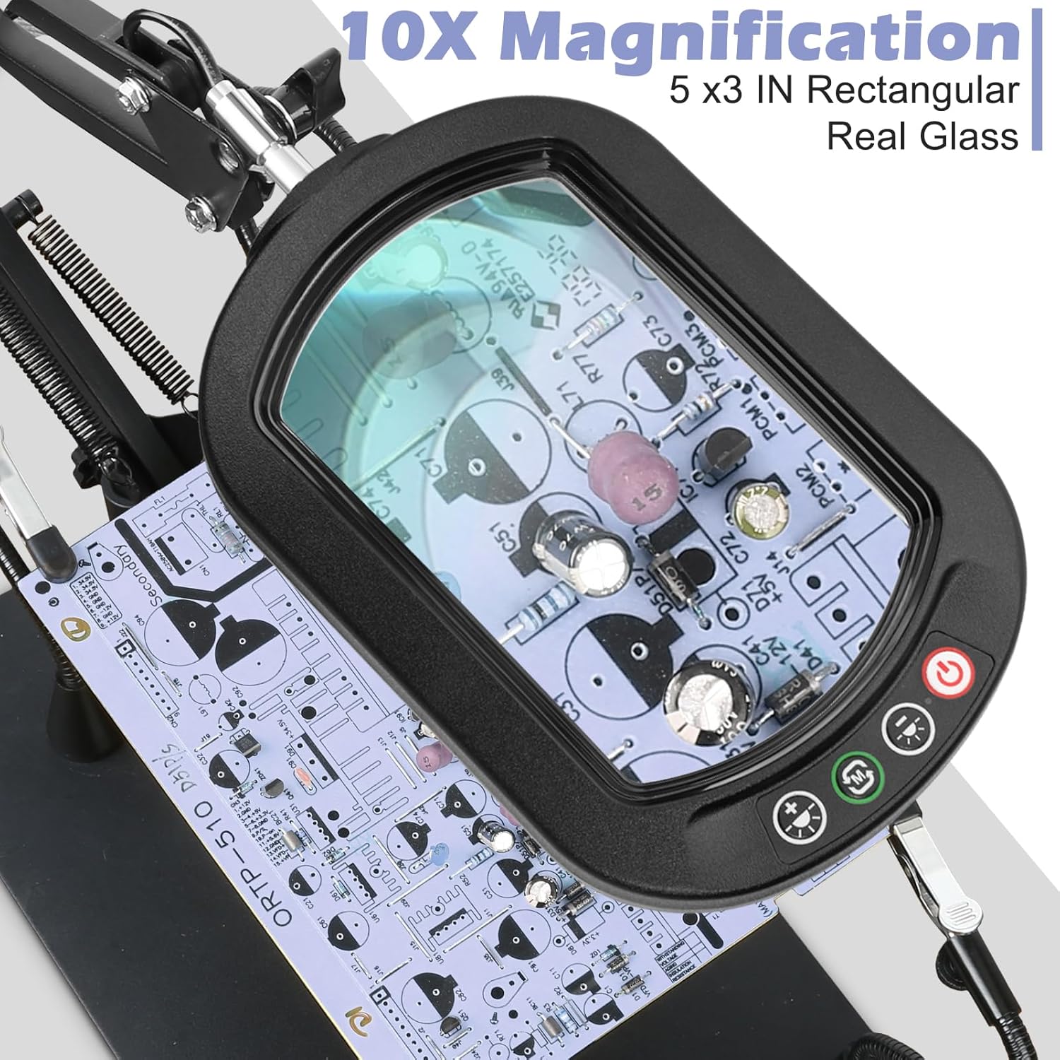 Soldering Station with 10X Mag - Electronics Repair Images reseña y precio