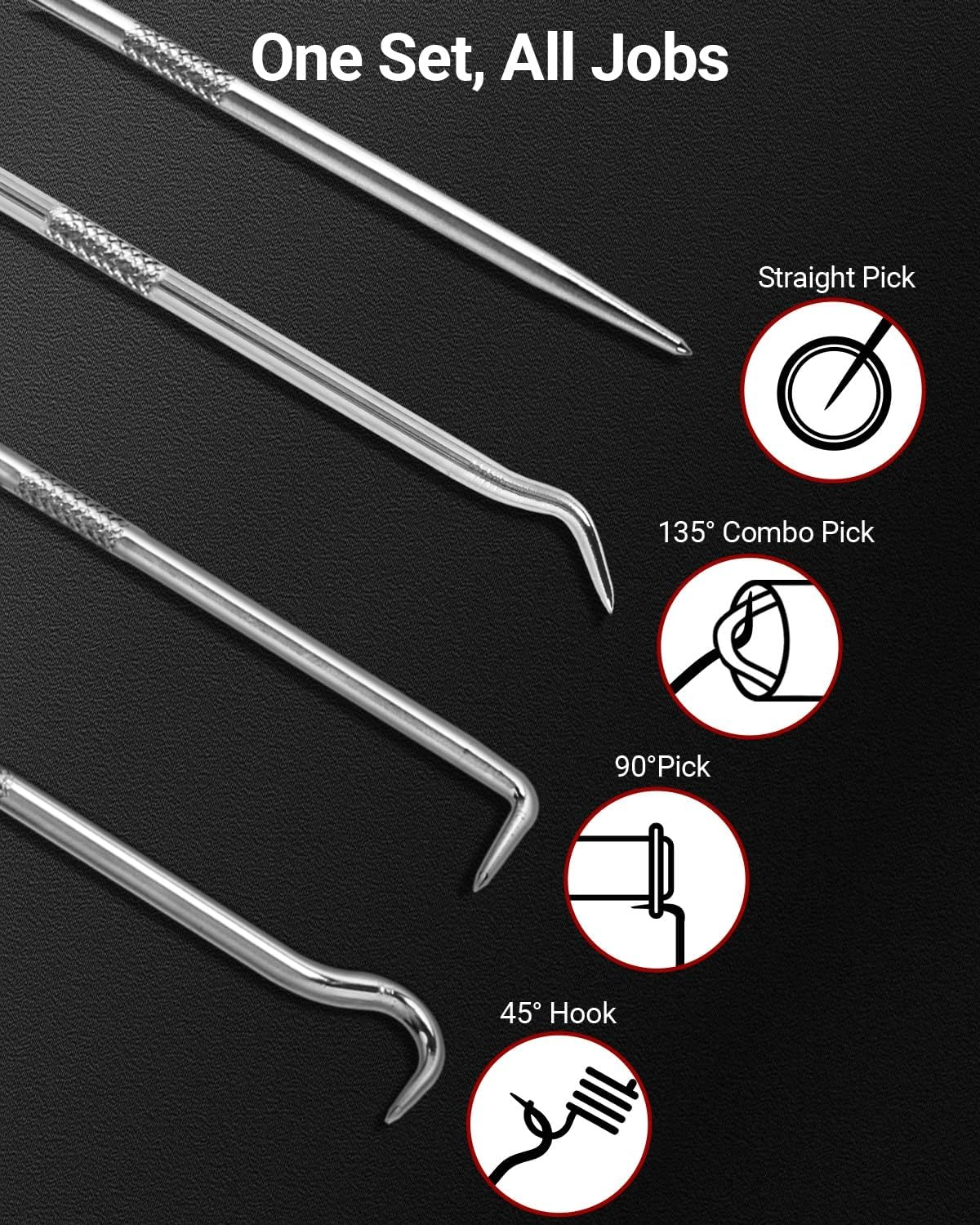 4pcs Hook and Pick Set, Automo - Electronics Repair Tools reseña y precio