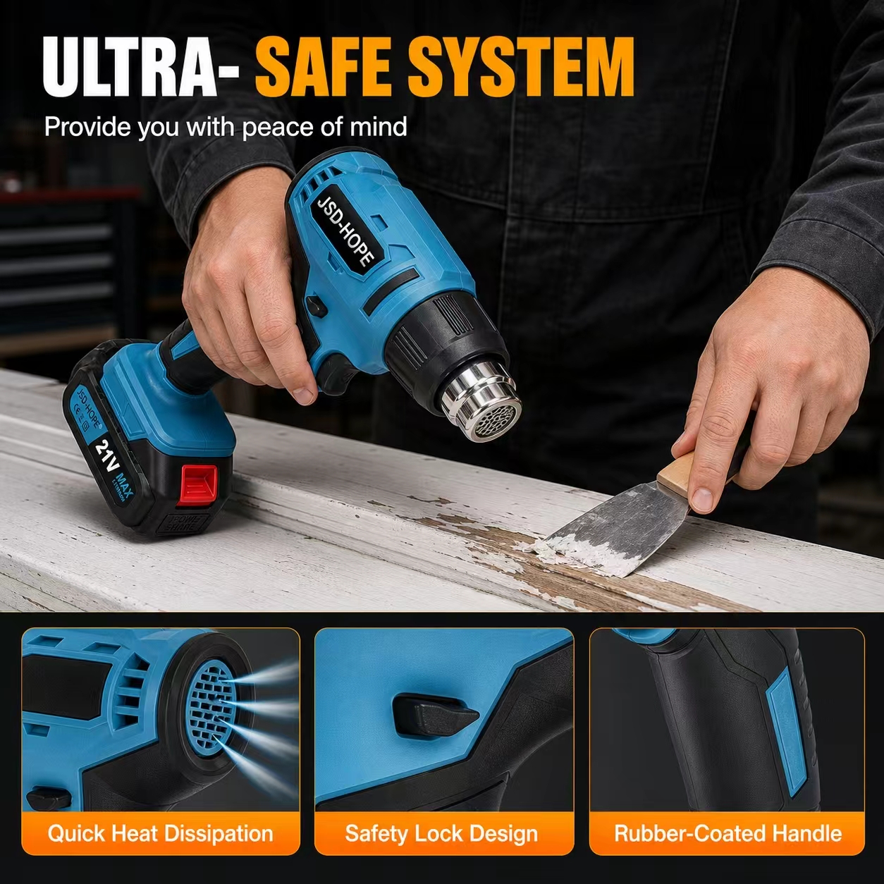 21V Cordless Lithium Hot Air G - Electronics Repair Team reseña y precio