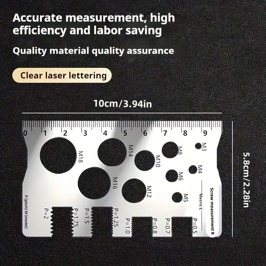 Solid Metal Screw Bolt Caliper - Repair Electronics reseña y precio