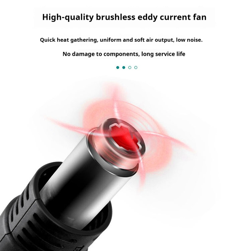 Kanoyu 8858 hot air gun, porta - Electronics Repair Youtube reseña y precio