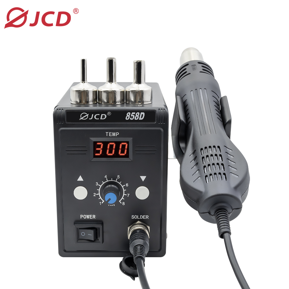 JCD Hot Air Gun 858D 700W BGA  - Hot Air Station 858 reseña y precio